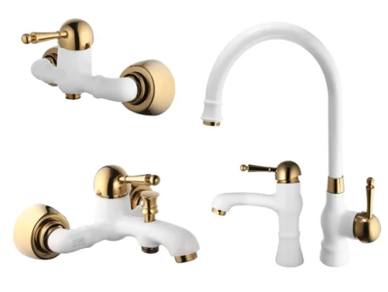 ست شیرآلات البرز روز مدل مارگارت